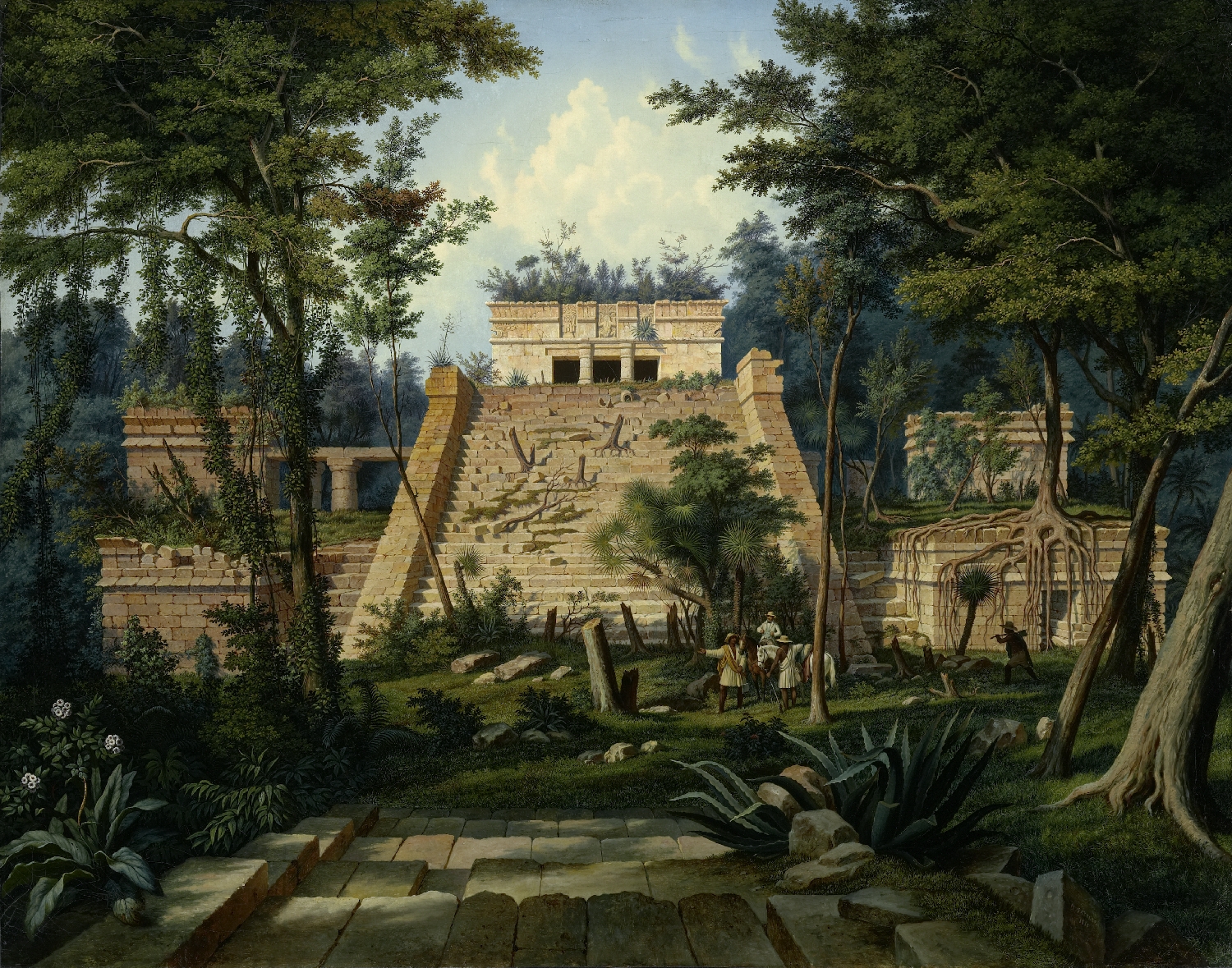 Храм в Тулуме. Хьюберт Саттлер