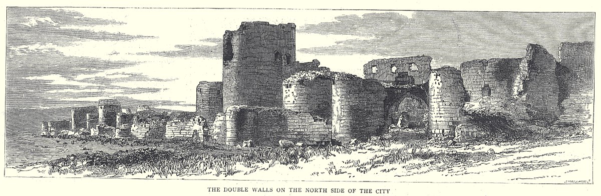 Двойные стены северной стороны города Ани