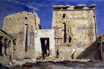 Храм Исиды на о.Филе. Карл Фридрих Генрих Вернер