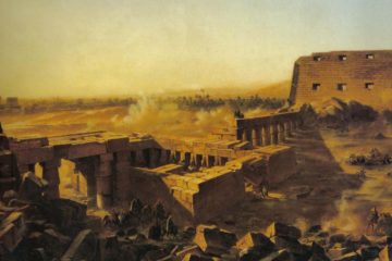 Битва в храме Карнака: Египетская кампания. Ланглуа Жан Чарльз