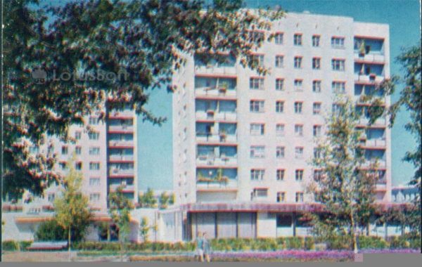 Cheboksary. New residential buildings, 1973