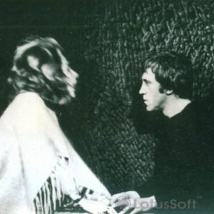 Scene from the Moscow Taganka Theater & # 034; Hamlet & # 034 ;, 1989