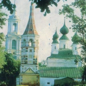 Суздаль. Лазаревская пятиглавая церковь. 1667 г, 1981 год