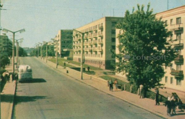 Хмельницкий. Улица Фрунзе, 1968 год