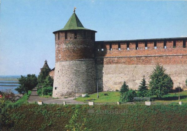 Коромысловая башня. Нижегородский кремль, 1985 год