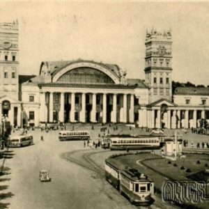 The new station building Kharkov, 1955