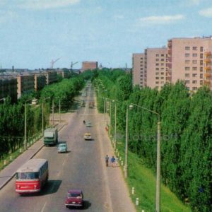 Moskovskaya street. Brest, 1973