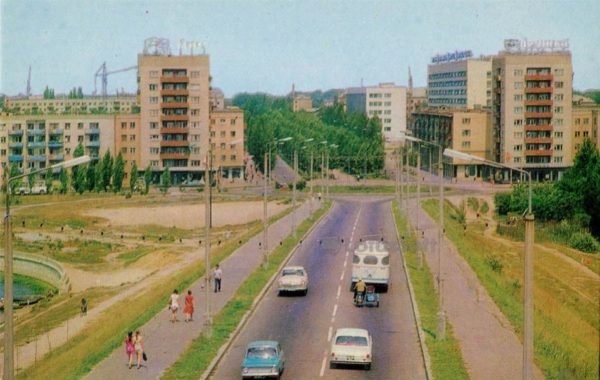 Южный въезд в город. Брест, 1973 год