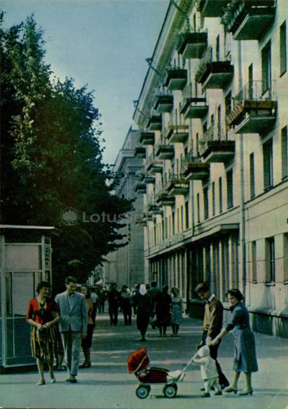 Улица Октябрьска. Полтава, 1963 год