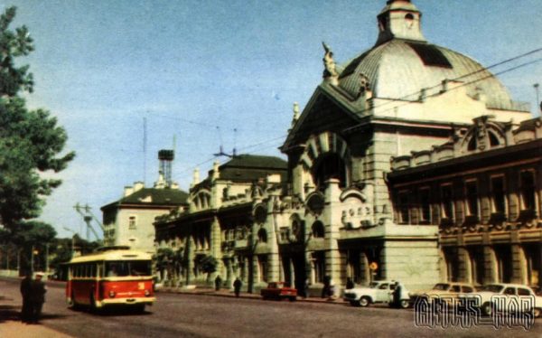 Железнодорожный вокзал. Черновцы, 1968 год