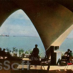 Baku. Pearl Cafe on the beach (1970)