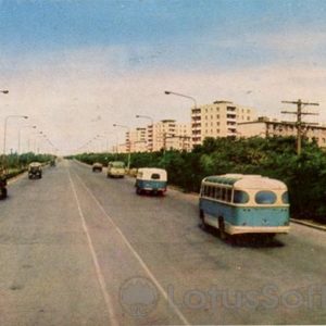 Баку. Тбилисское шоссе (1970 год)
