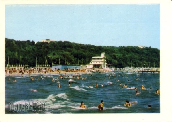 Жданов. Городской пляж, 1964 год