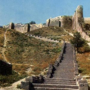 Derbent. The south side of the citadel Naryn-Kala, 1971
