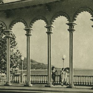 Gagra. Colonnade, 1955