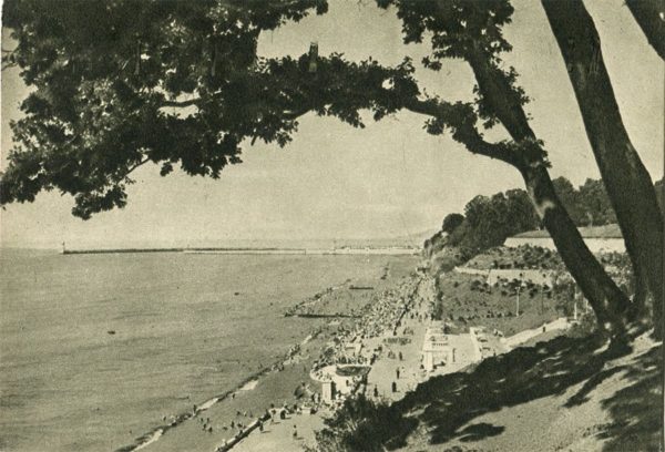 Сочи. Пляж, 1955 год