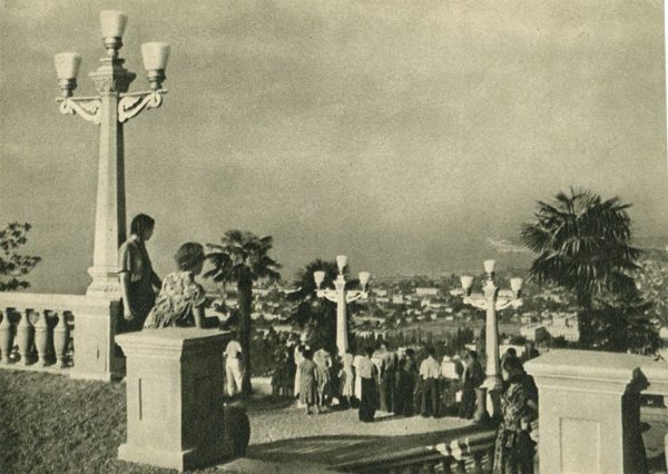 Сухуми. Вид с Сухумской горы, 1955 год