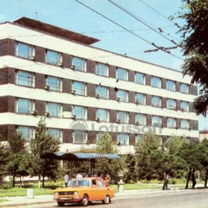 Kirovograd. The building of the branch “Ukrgorstroyproekt”, 1984