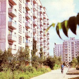 Kirovograd. Street Patsaeva, 1984