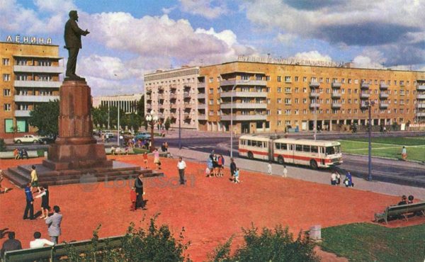 Калинград. Площадь М.И. Калиниа, 1975 год