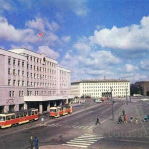 Kalingrad. Victory Square, 1975