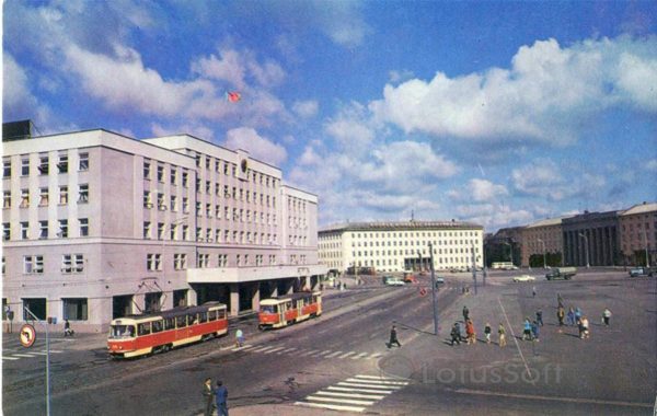 Kalingrad. Victory Square, 1975