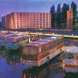 Kalingrad. The bus station, 1975