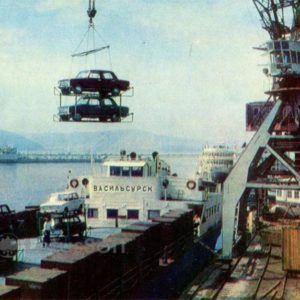 Тольятти. Речной порт, 1972 год
