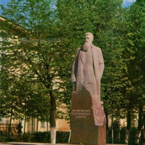Ivanovo. Monument to Fyodor Afanasyev, 1971
