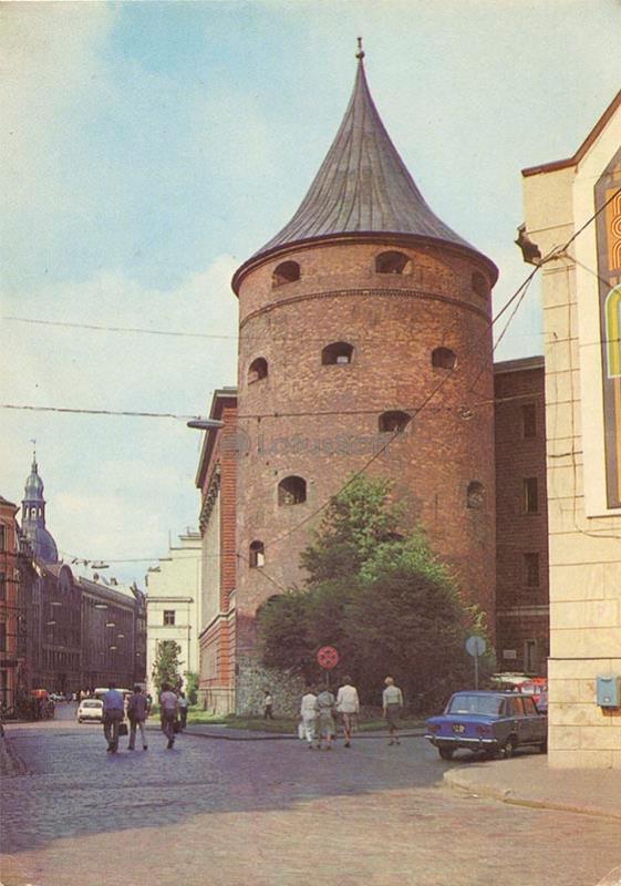 Пороховая башня, Рига, 1983 год