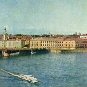 Neva. Vasilevsky Island. Leningrad, 1962