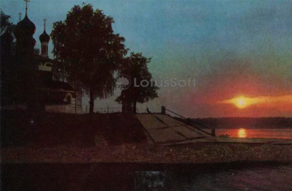 On the Sunset. Uglich, 1974