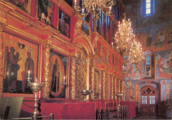 Интерьер Архангельского собора, 1985 год