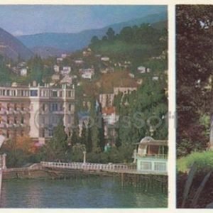 Hotel “Abkhazia”. In the botanical garden. Sukhumi, 1978