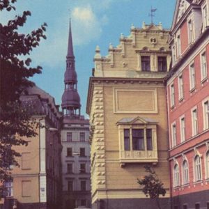 Улица Вестурес в Старой Риге, 1981 год