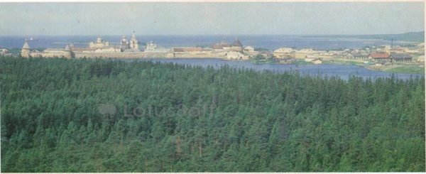 Общий вид Соловецкого монастыря, 1986 год