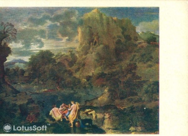 Пейзаж с Геркулесом и Какусом. Пуссен, 1957 год