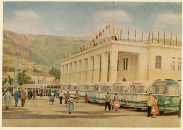 Морской вокзал. Ялта, 1961 год