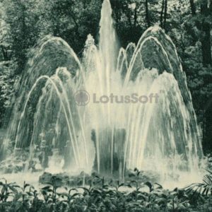 Garden of Monplaisir. Fountain & # 034; & # 034 Sheaf ;. Peterhof, 1970