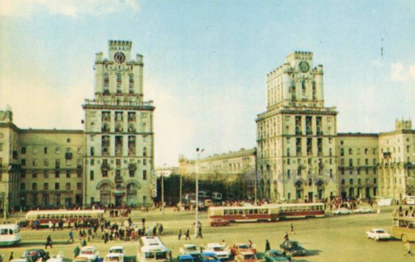 Привокзальная площадь.. Минск, 1980 год