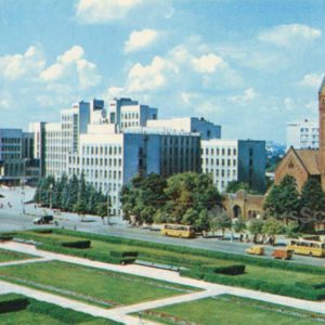Площадь Ленина. Минск, 1980 год