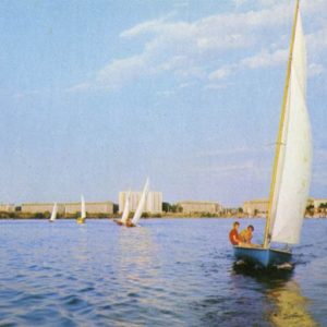 Липецкое озеро. Липецк, 1975 год