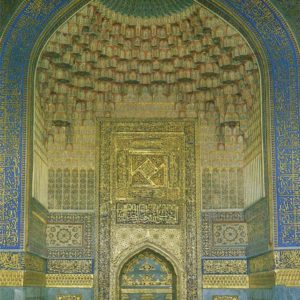 Мечеть Тилля-Карри. Интерьер. Самарканд, 1989 год