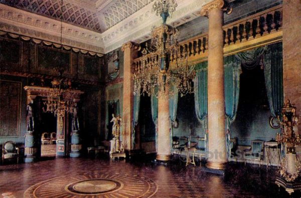 Голубой зал. Дворец-музей Останкино, 1968 год