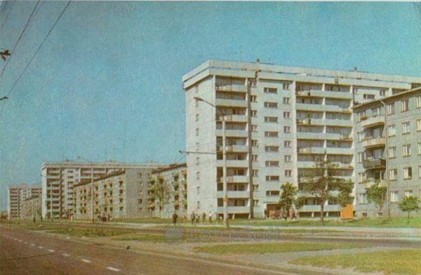Жилой район Мустамяэ. Таллин, 1973 год