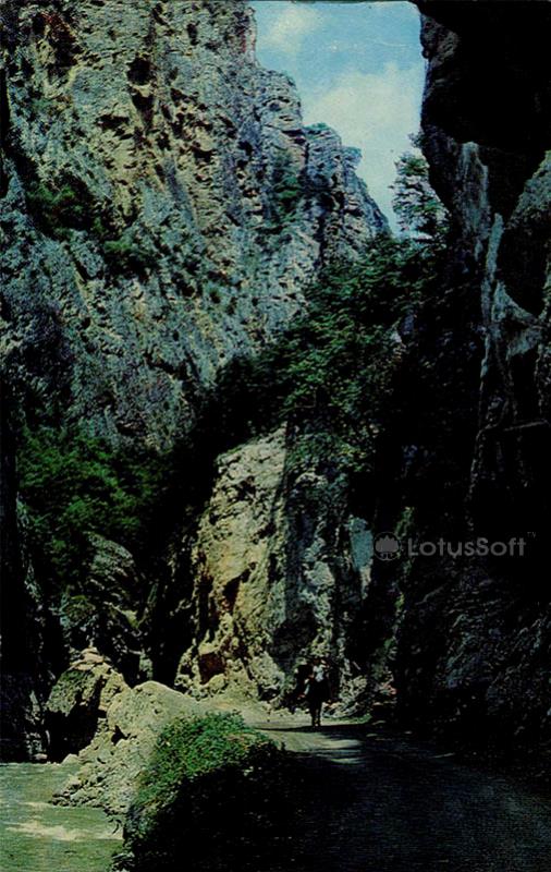 Чегемское ущелье. Кабардино-Балкария, 1973 год