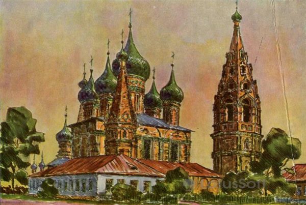 Храм Николы Мокрого. Ярославль, 1966 год