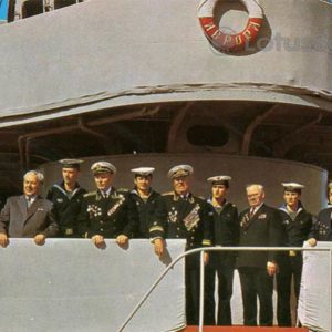 Veterans of “Aurora”. The cruiser “Aurora”, 1977