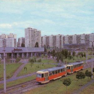 Улица Героев труда.  Харьков, 1985 год