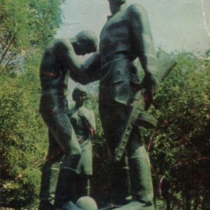 Памятник комсомольцам-защитникам Сталинграда. Волгоград, 1977 год